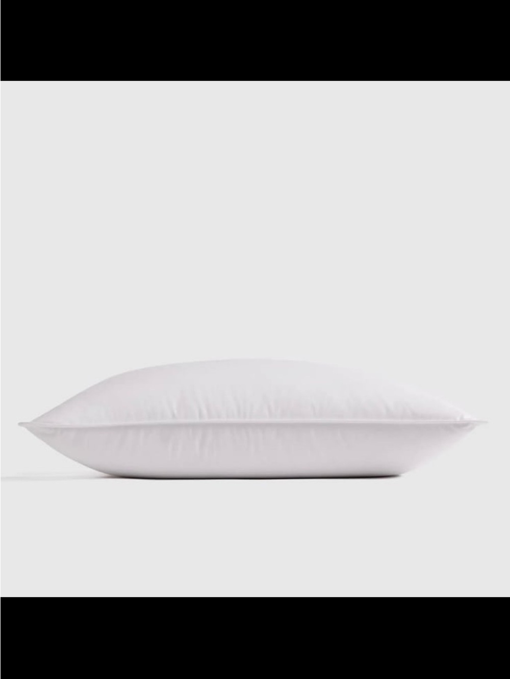 QUINCE White Standard Down Alternative Pillow Firm - NWOT
